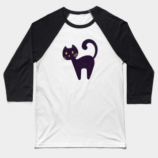 Black Cat Baseball T-Shirt